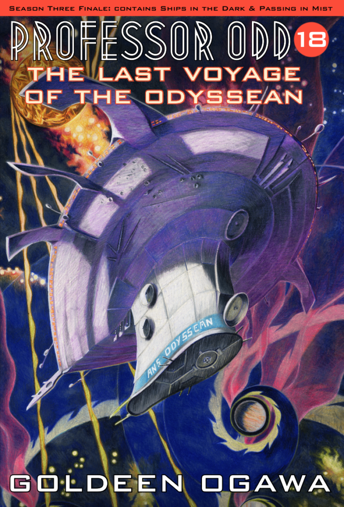 Episode 18: The Last Voyage of the Odyssean

While exploring new elements of the Oddity, Professor Odd and friends discover an unprecedented visitor: another ship in the formless void between universes. But this ship is very much out of place, and on investigation they unravel a distressing narrative of slavery, rebellion, and inter-universal plague. While Professor Odd races to untangle the mystery of two cryogenically preserved murder victims, Alister uncovers hints that their long-lost friend Dave might be closer than they once thought, and Janet is forced to confront the true nature of her identity at last.

“The Last Voyage of the Odyssean” is the game-changing finale of Season Three making eighteen episodes of the world-hopping adventures of Professor Odd and her intergalactic friends.